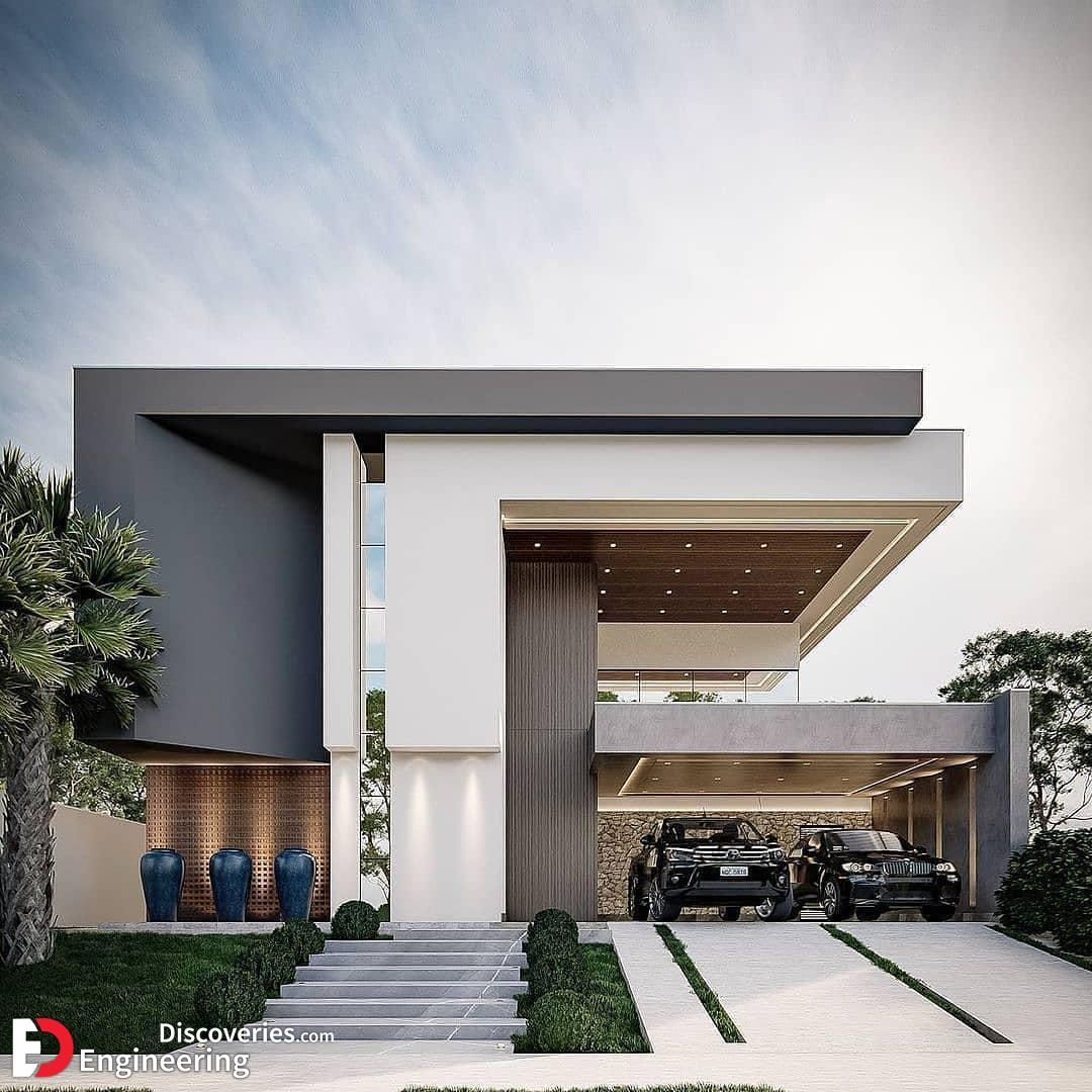 طراحی نما مدرن ویلا لوکس